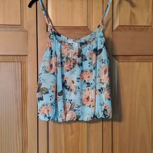 Floral crop top